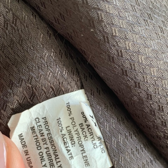 Vintage women’s faux fur jacket chocolate brown size XL - Picture 7 of 7